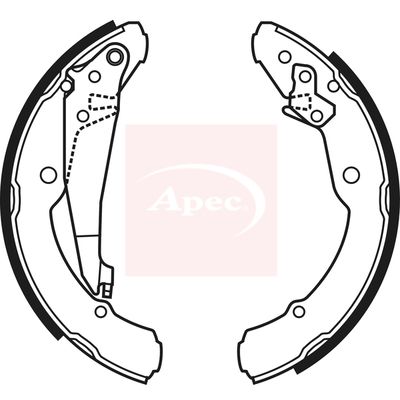 APEC Brake Shoe Set SHU585