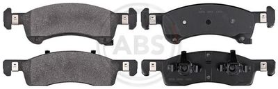 Zestaw klocków hamulcowych, hamulce tarczowe A.B.S. 38934