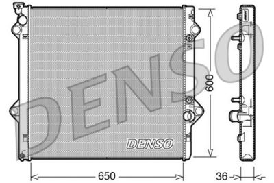 DENSO DRM50049 Радіатор охолодження двигуна для LEXUS (Лексус)
