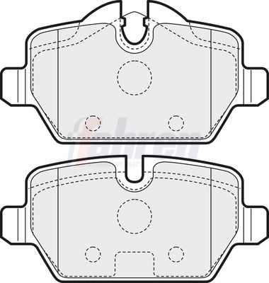 Fahren Brake Pad Set, disc brake FBP3150