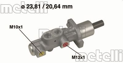METELLI 05-0576 Ремкомплект тормозного цилиндра  для VOLVO S70 (Вольво С70)