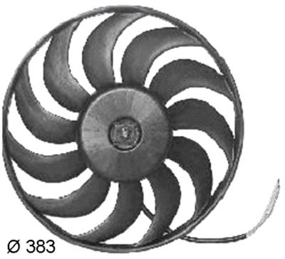Вентилятор, охлаждение двигателя CFF 133 000S