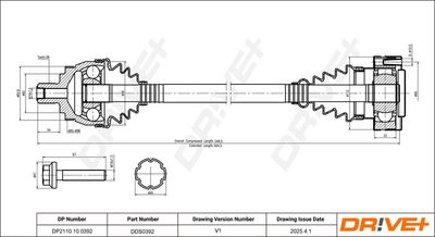 ANTRIEBSWELLE DR!VE+ DP2110100392