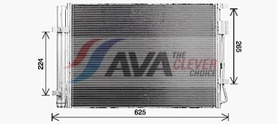 CONDENSATOR CLIMATIZARE AVA Clever Choice KA5341D 1