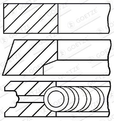 SET SEGMENTI PISTON