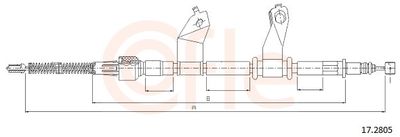 CABLU FRANA DE PARCARE