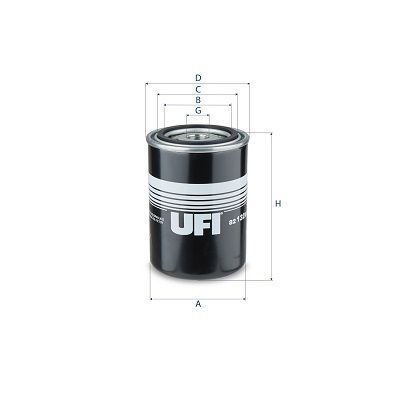 Hydraulisch filter (geschroefd) past: DEUTZ FAHR 100 MK2, 100 MK3, 4.70 MK1, 4.80 MK1, 4.85 MK1, 4.90 MK1, 4.95 MK1, 80 MK2, 80 MK3, 85 MK2, 85 MK3, 90 MK2, 90 MK3