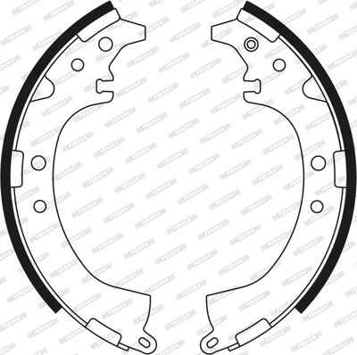 SET SABOTI FRANA FERODO FSB564 2