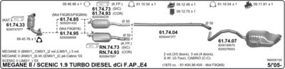 Układ wydechowy IMASAF 566000100