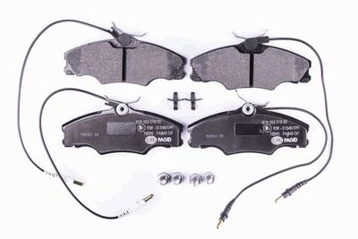 Комплект тормозных колодок, дисковый тормоз HELLA 8DB 355 018-201 для PEUGEOT 406