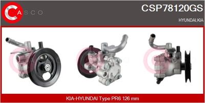 CASCO CSP78120GS Рулевая рейка  для HYUNDAI ACCENT (Хендай Аккент)