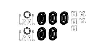 SET MONTARE SISTEM DE ESAPAMENT HJS 82141751