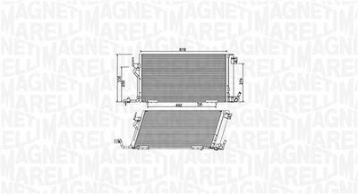 CONDENSATOR CLIMATIZARE MAGNETI MARELLI 350203994000 1