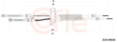 CABLU TRANSMISIE MANUALA