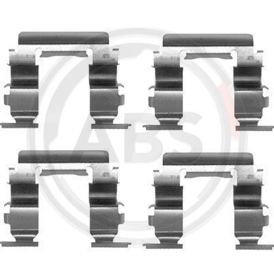 Комплектующие, колодки дискового тормоза A.B.S. 1181Q для NISSAN MAXIMA