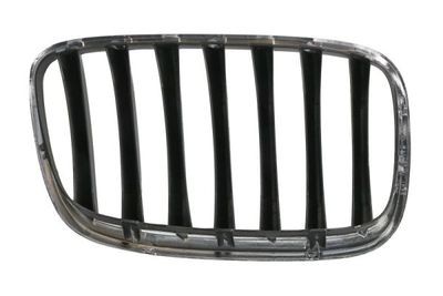 Voorgrille Links (chroom/zilver) past: BMW X5 E70 02.07-04.10