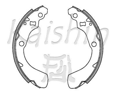 Комплект тормозных колодок KAISHIN K5528 для HONDA LOGO