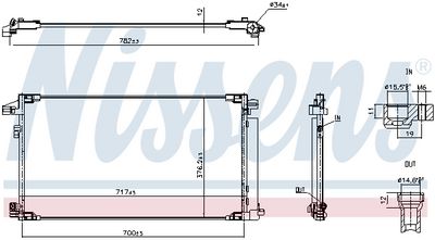 CONDENSATOR CLIMATIZARE NISSENS 941374 5