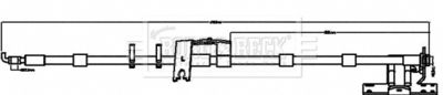 Brake Hose Borg & Beck BBH8509