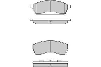 Комплект тормозных колодок, дисковый тормоз E.T.F. 12-0764 для SUBARU VIVIO