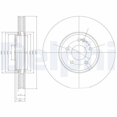 BREMSSCHEIBE DELPHI BG9020