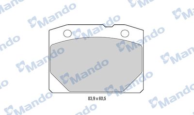 Комплект тормозных колодок, дисковый тормоз MANDO MBF015055 для LADA TOSCANA