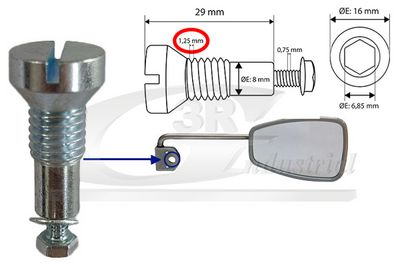 ELEMENT REGLAJ OGLINDA EXTERIOARA
