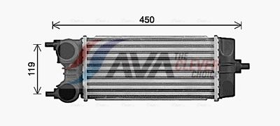INTERCOOLER COMPRESOR AVA Clever Choice FD4688 1