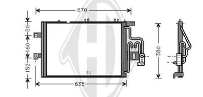 DIEDERICHS DCC1296 Радиатор кондиционера для OPEL CORSA C (X01) 1.7 DI (F08, F68) DIEDERICHS DCC1296 Радиатор кондиционера для OPEL CORSA C (X01) 1.7 DI (F08, F68)