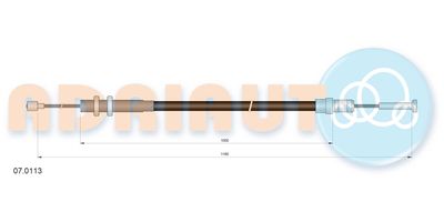 въжен механизъм, задействане на съединителя ADRIAUTO 07.0113