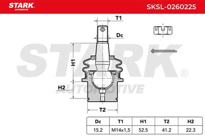 Шарнири STARK SKSL-0260225