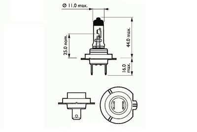 SCT - MANNOL 202907 Лампа ближнего света  для FIAT DOBLO (Фиат Добло)