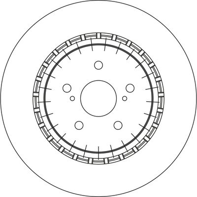 спирачен диск TRW DF4594S