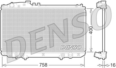 Kylare, motorkylning DENSO DRM51009