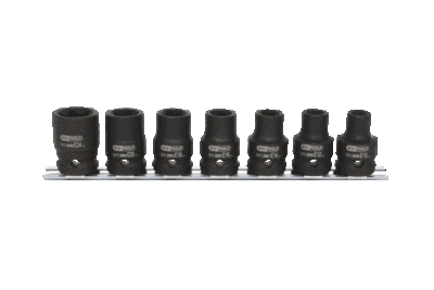 Ks Tools - Sada rázových nadstavcov Torx-E, E10-E24, 7ks