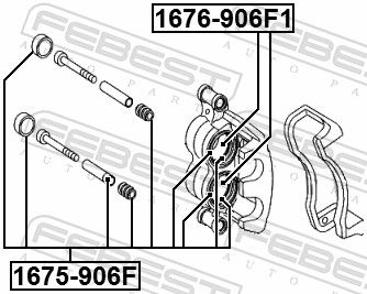 Repair Kit, brake caliper 1675-906F