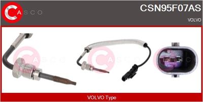 Čidlo, teplota výfukových plynů CASCO CSN95F07AS