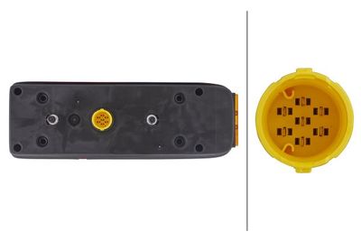 Achterlicht Links EASYCONN I (P21W/R10W, 24V, met indicator, anti-fog licht, achteruitrijlicht, met stoplicht, parkeerlicht, zijspeling)