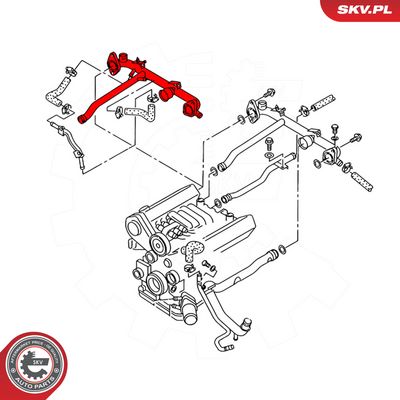 Potrubí chladiva SKV 43SKV778
