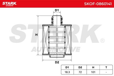 маслен филтър STARK SKOF-0860141