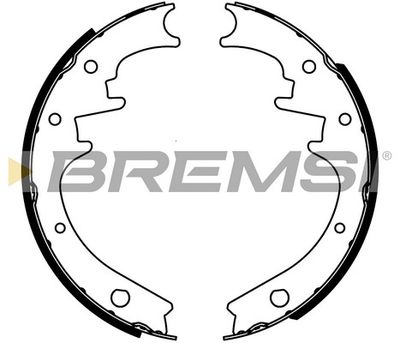 Комплект тормозных колодок BREMSI GF4481 для JEEP COMANCHE