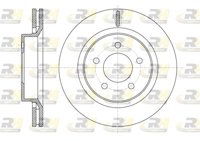 ROADHOUSE 61360.10 Тормозные диски для CHRYSLER 300M