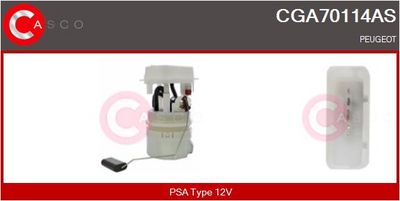 Palivová přívodní jednotka CASCO CGA70114AS