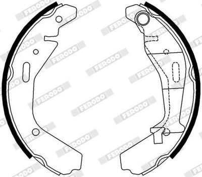 SET SABOTI FRANA FERODO FSB4007 2