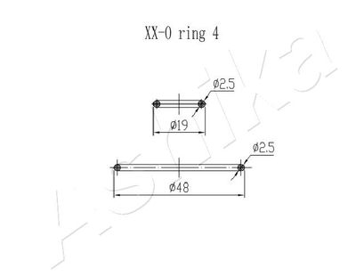 MATERIAL DE ETANSARE SOLID ASHIKA ORING4 1