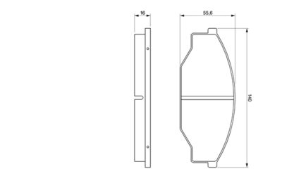 SET PLACUTE FRANA FRANA DISC BOSCH 0986424382 6