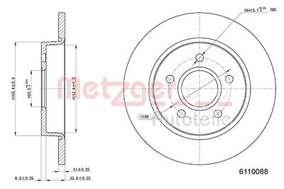 Brake Disc 6110088