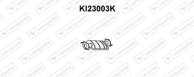 VENEPORTE KI23003K Каталізатор для KIA PRIDE (Киа Приде)