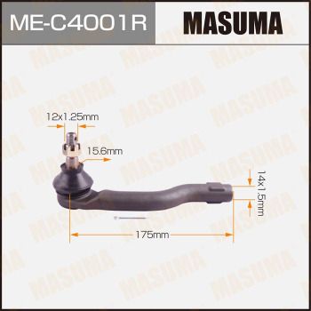 MASUMA ME-C4001R Наконечник рулевой тяги  для MAZDA 2 (DE_, DH_) 1.3 MZR