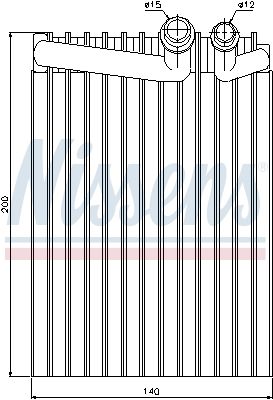 VERDAMPFER KLIMAANLAGE NISSENS 92249 5